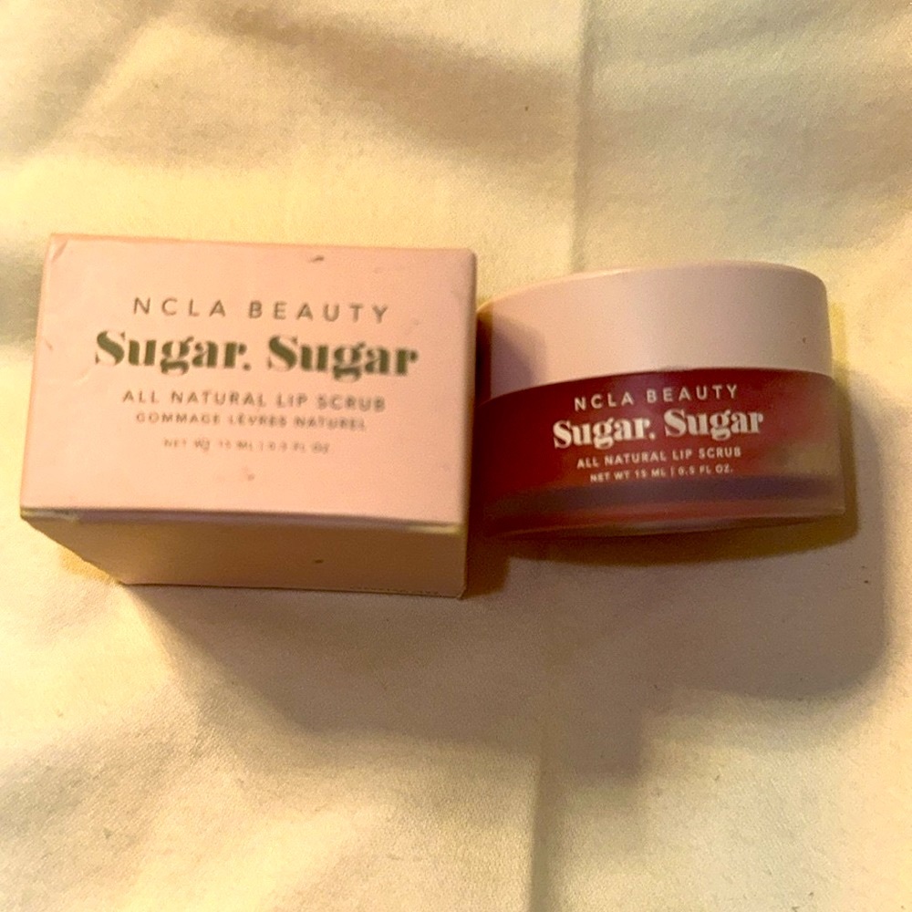 NCLA - Natural Sugar, Sugar Lip Scrub | Clean Skincare (Pink Champagne)